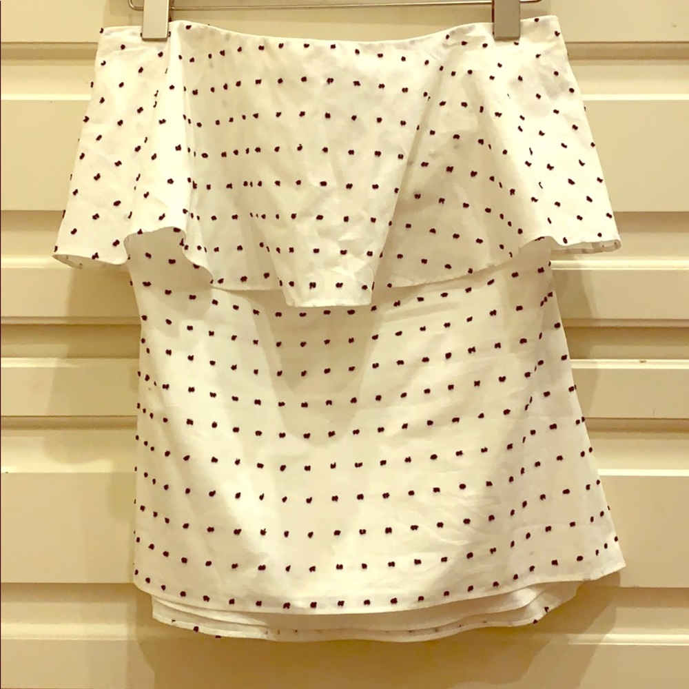 Annie Griffin strapless top